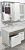 MEUBLE SDB 065 SUSPENDU BLANC SAFARI BOZ