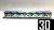 COULISSE TIROIR CHROME 30 CM V