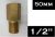 MANCHON LAITON MF 1/2 LONG 50 MM