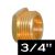 BOUCHON LAITON M 3/4