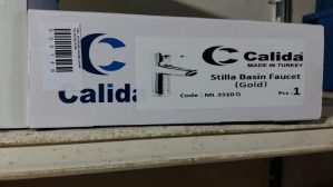 MITIGEUR LAVABO JAUNE ML3510G