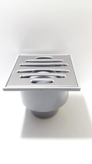 SIPHON COURS 10 CM PLASTIQUE JIMTEN GRILLE INOX