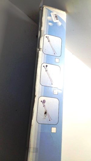 BARRE DOUCHE COMBINET BOITE BLEU