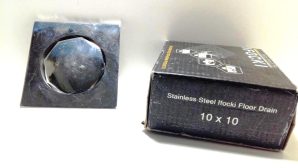 SIPHON COURS 10 CM CHROME IF