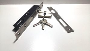 SERRURE VITRINE A COULISSE