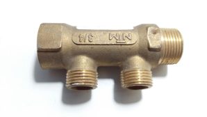 COLLECTEUR 3/4 2 SORTIES 1/2 SANS VANNE