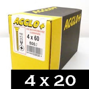 VIS AMERICAIN 4X20 BOITE 200 PCS