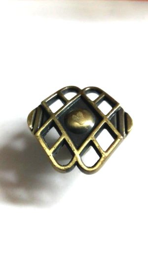 BOUTON TIROIR MARRON M11616