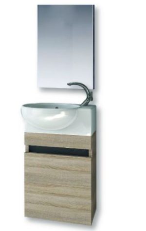 MEUBLE SDB 045X28 MARRON CLAIRE