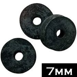 JOINT CAOUTCHOUC NOIR POUR TETE DE ROBINET 7MM