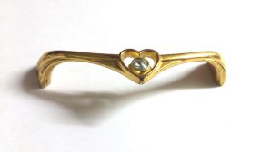 POIGNEE PLACARD JAUNE 96MM M12047