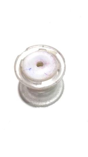 SUPPORT TRINGLE FACE A FACE PLASTIUQE TRANSPARENT