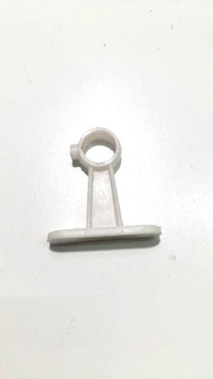 SUPPORT TRINGLE PLASTIQUE BLANC