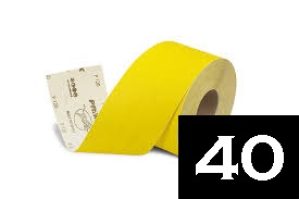 PAPIER ABRASIF JAUNE 40