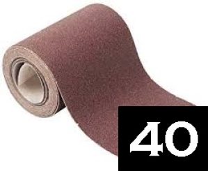 PAPIER ABRASIF ROUGE 40