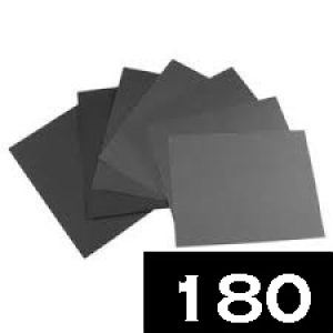 PAPIER ABRASIF FEUILLE NOIRE 180
