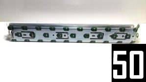 COULISSE TIROIR CHROME 50 CM F