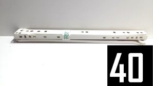 COULISSE TIROIR BLANCHE 40 CM V