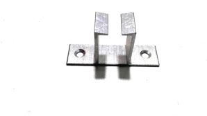 SUPPORT TRINGLE CARRE SIMPLE INOX