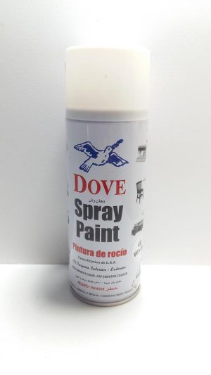 PEINTURE BOMBE SPRAY PAINT DOVE 400 ML BLANC BRILLANT