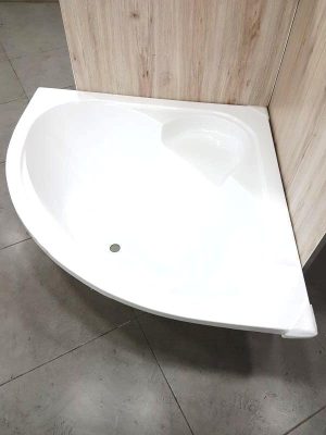 BAIGNOIRE COIN ACRYLIQUE 120X120X42