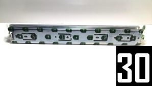 COULISSE TIROIR CHROME 30 CM F