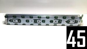 COULISSE TIROIR CHROME 45 CM F