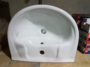 LAVABO 52 ORCA ARENA BLANC