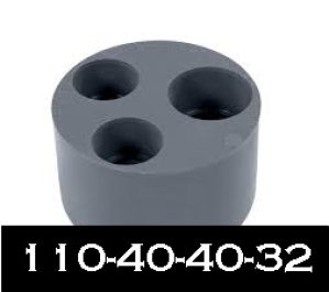 REDUCTION PVC TRIPLE 100-40-40-32 AIV