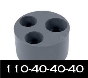 REDUCTION PVC TRIPLE 110-40-40-40 AIV
