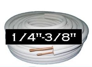 TUBE CUIVRE CLIMA DOUBLE 1/4X3/8 AVEC ARMAFLEX