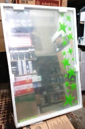 MIROIR 90X60 AGATHE RUIZ ETOILE VERT ST