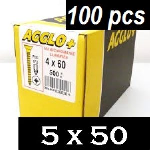 VIS AMERICAIN 5X50 BOITE 100 PCS