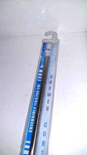 TRINGLE DOUCHE 110-200CM GRIS