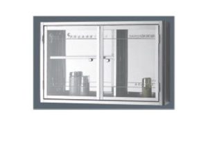 BOITE PHARMACIE INOX 600X380X200