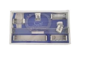 COFFRET SDB PLASTIQUE TRANSPARENT 1501