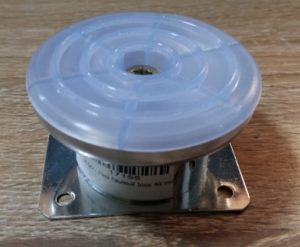 PIED FAUTEUIL INOX 40 MM