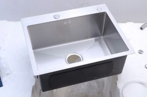 EVIER INOX 60X45 POLISH SIM SS EGOUTTOIR ENCASTRE