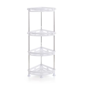 COIN DOUCHE 4 ETAGERES BLANC M-N44-01