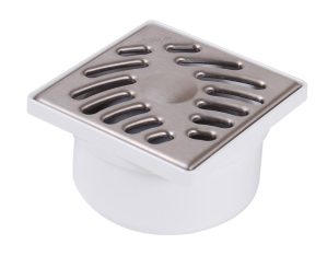 SIPHON COURS 10 CM PLASTIQUE NICOL GRILLE INOX J10I