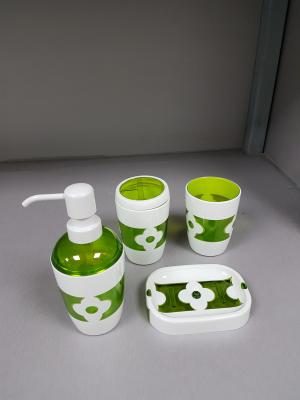 COFFRET SDB POSER BATH SERIES VERT TRANSPARENT