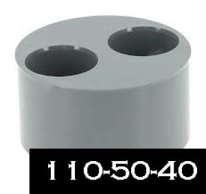 REDUCT PVC DOUBLE 110-40-50 AIV
