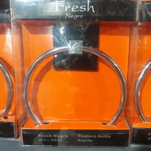 PORTE SERVIETTE ANNEAU REF:5801 NOIR