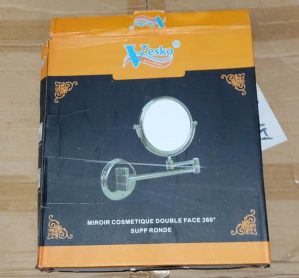 MIROIR GROSSISSANT DOUBLE FACE REF:0716 SUPP RONDE