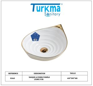 VASQUE POSER 45 BLANC DORE REF:1643