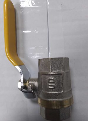 VANNE BILLE 3/4 FF POIGNEE JAUNE UD