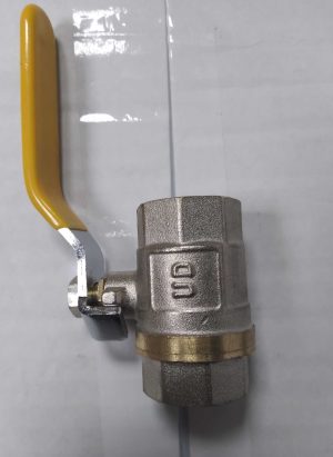 VANNE BILLE 1 FF POIGNEE JAUNE UD