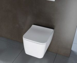 CUVETTE WC SUSPENDUE AVEC ABATTANT AMH