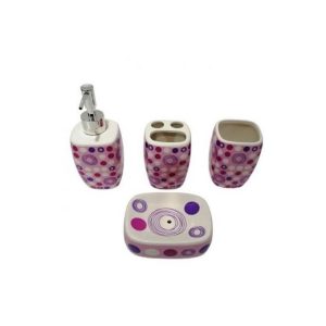 COFFRET SDB POSER CERAMIQUE ROSE