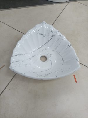 VASQUE POSER 37X35 BLANC GRIS REF:4561